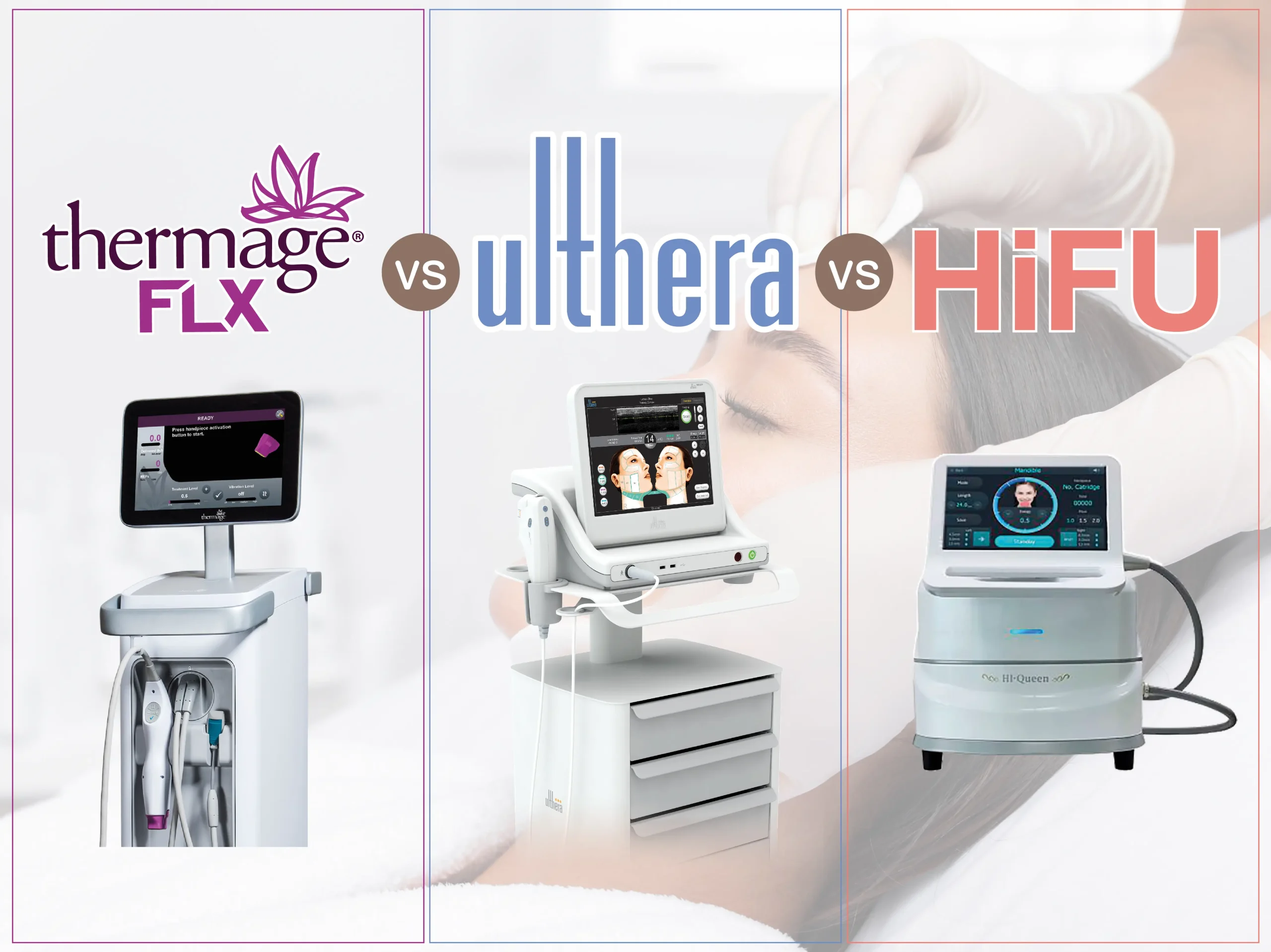 Thermage vs Ulthera vs Hifu