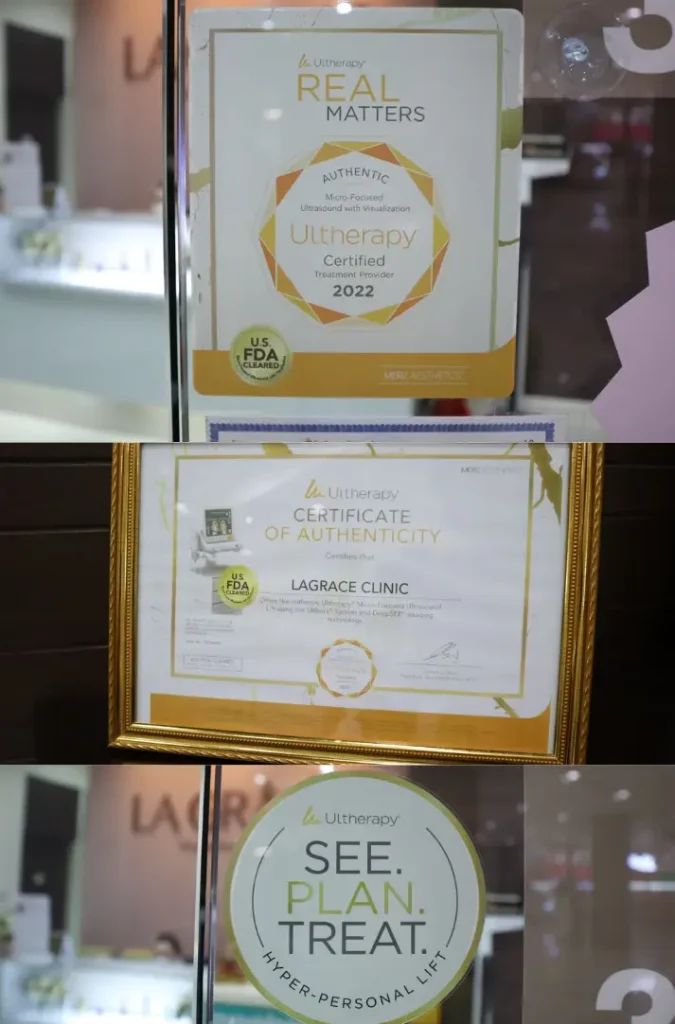 ใบรับรอง Ulthera เครื่องแท้
