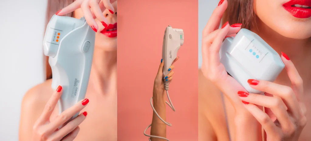 Ulthera 1.5 3.0 4.5 mm แต่ละหัวใช้ดูแลผิวคนละระดับ