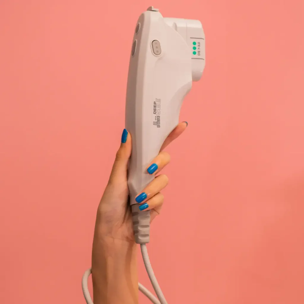 หัว Ulthera 3.0 มม ช่วยกระตุ้นคอลลาเจนและลดความหย่อนคล้อย