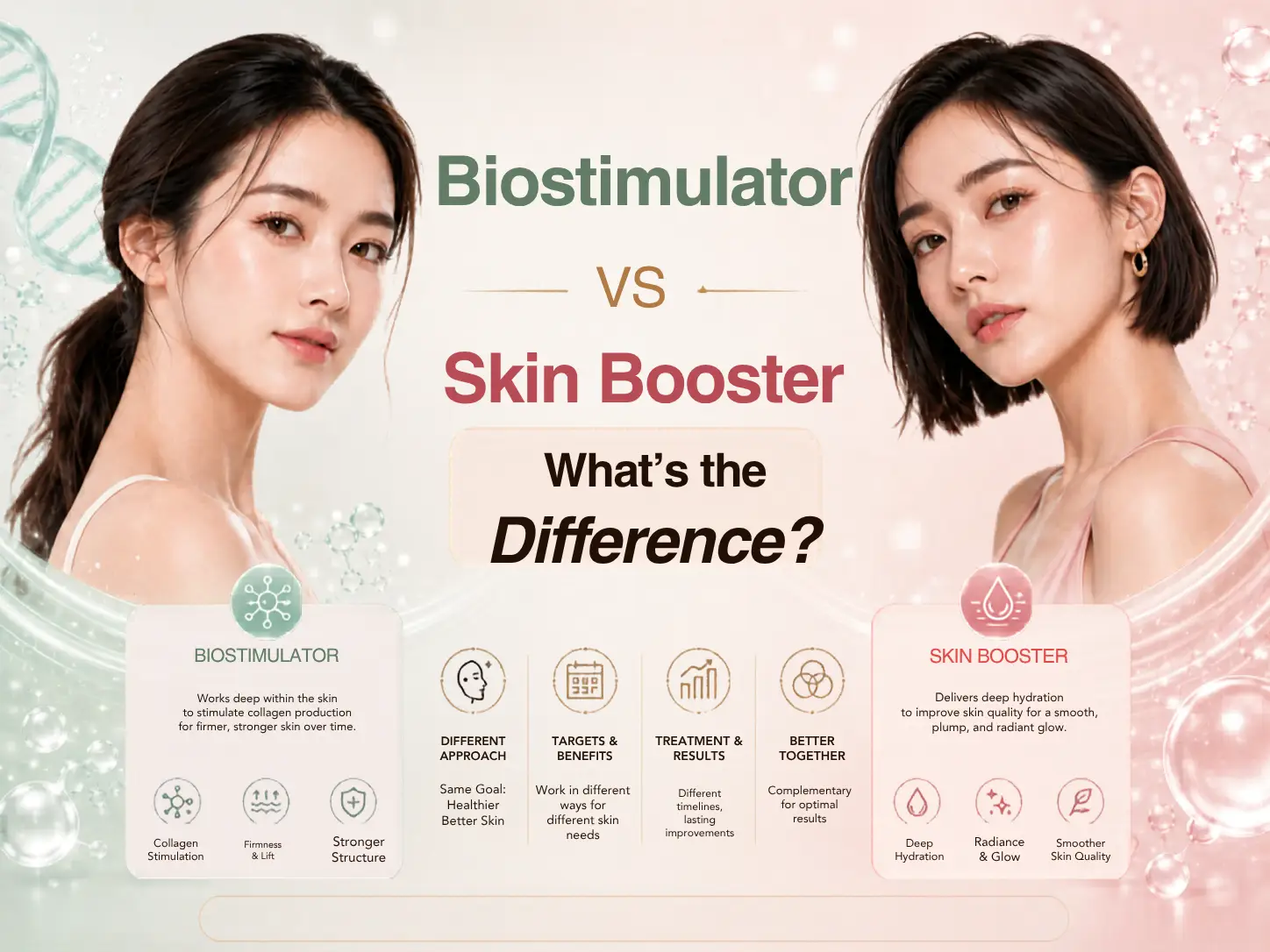 Biostimulator vs Skin Booster