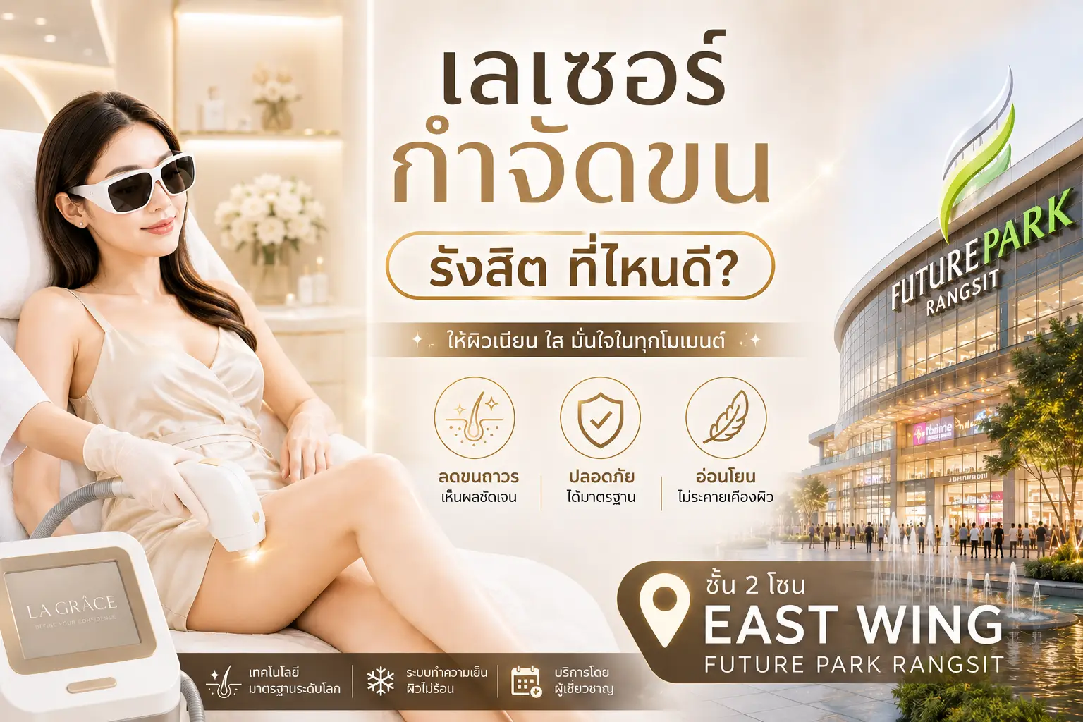 เลเซอร์กำจัดขน รังสิต